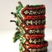 SALE-The Original Swarovski Crystal Friendship Bracelet- Snapdragon Design (Green, Olive, Red, Black & Copper)