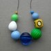 adventure time necklace - vintage lucite