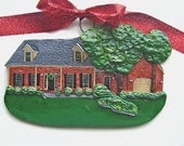 Custom Listing for nrosato1 - two Custom House Ornaments- a cherished keepsake of your home