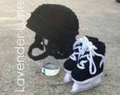 The Pro - Hockey Set, Crochet Photo Prop.