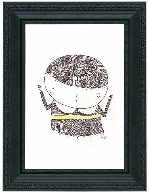 Sleeping Girl Print