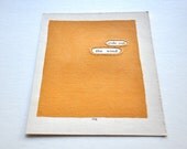 Ride out the wind - painted book page