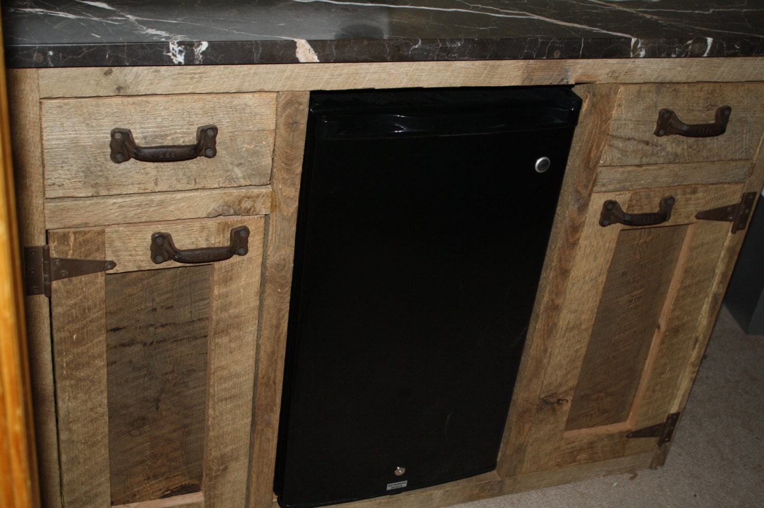 YOUR Custom Rustic Barn Wood Bar, Island, Vanity or Cabinet