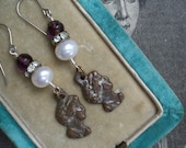 The Secret Keepers - Vintage Milagro Assemblage Earrings