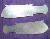 Go Fish - Antique Mother of Pearl Fish Gaming Counters