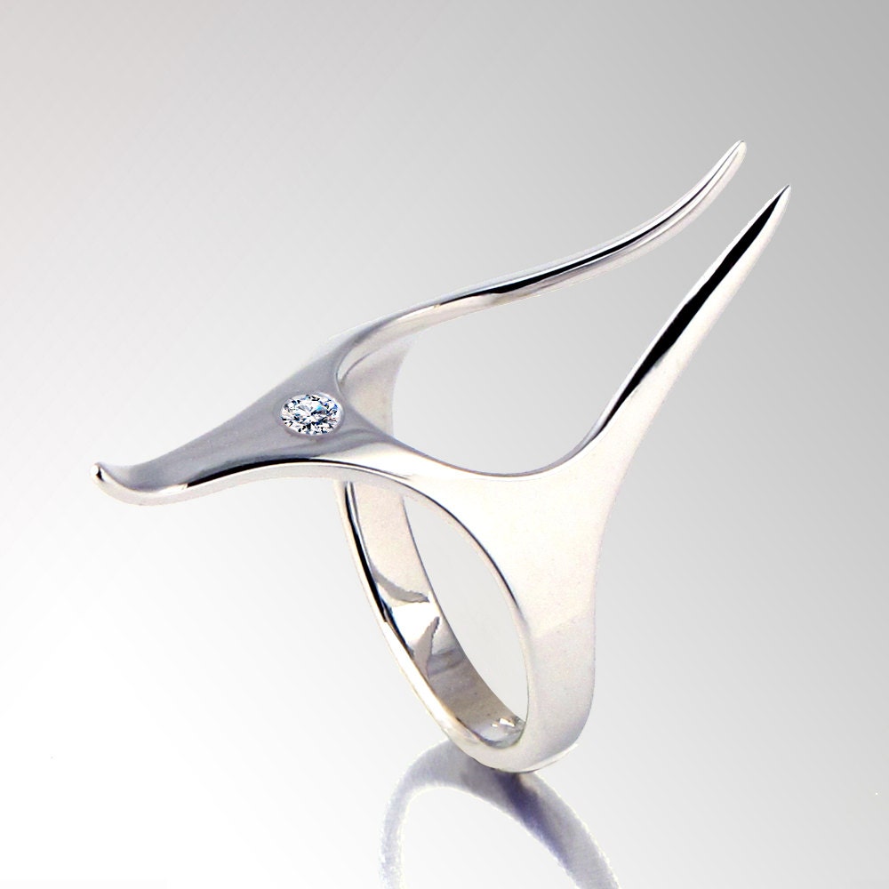 ANUBIS Unique Silver Ring, Sterling Silver Ring, Designer silver ring, egyptian ring, Italian Fine Jewelry