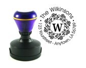 Self inking custom Personalized Return address name rubber stamp R19