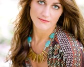 The Gold Rush Boho Chic Tribal Necklace