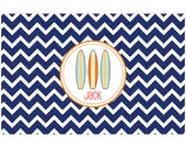 Personalized Placemat - SURF Collection, you pick colors