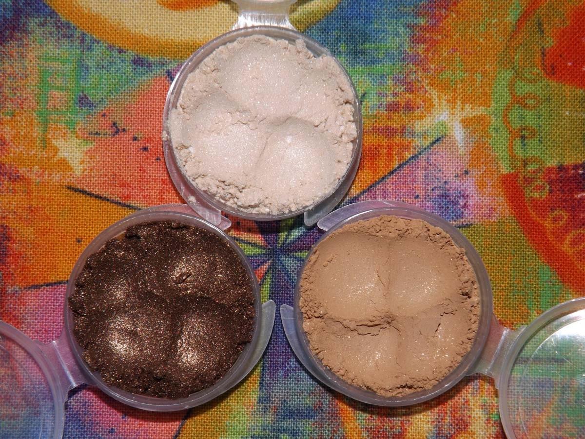 DECADENT DESERTS - 3pc Color Collection - Vegan, Celiac Friendly - Gluten FREE - Gorgeous Nude, Brown Tones - Free Samples w/purchase