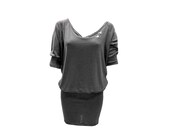 Dress "Birdy" backless with batwing sleeves