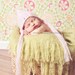 Cameo Pink Mohair Vintage Bonnet Newborn Hat Photography Prop, Baby Props, Newborn Prop, Photo Props, Handmade Hat,  Organic Photography