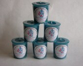 6 APRIL FRESH DOWNY Scented Votive Candles Paraffin Wax Highly Scented Strong Hand Poured Clean Laundry