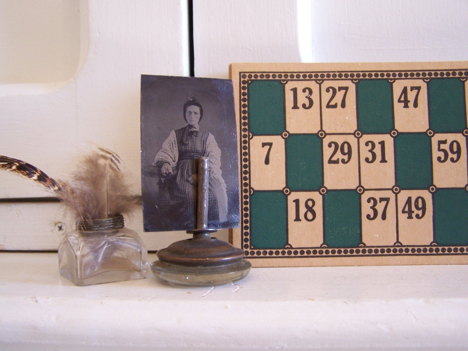 Vintage 20 Huge Green Lotto Cards