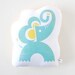 Elephant Pillow, Cushion, Baby Gift, Stuffed Toy