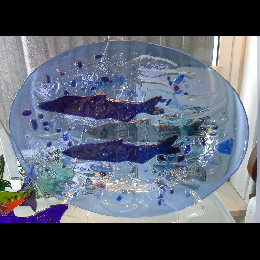 Capelin Glass Platter