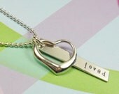 Loved Heart Charm Necklace