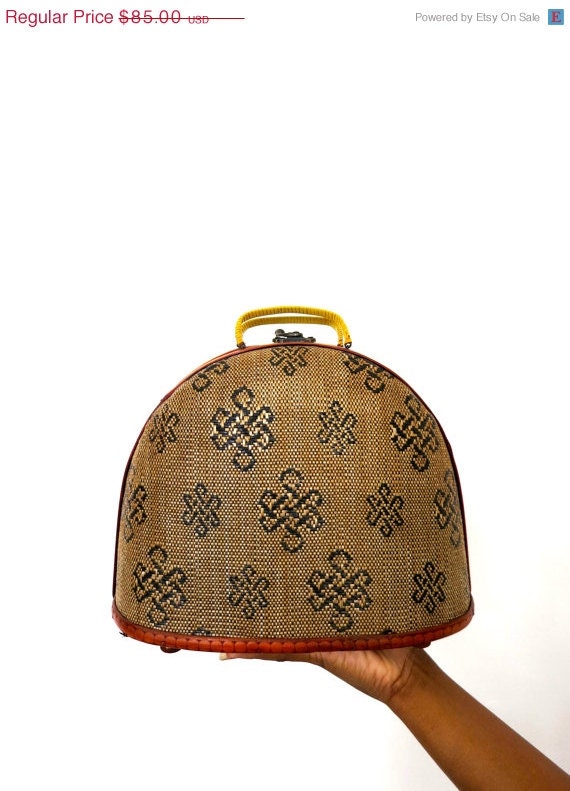 SUMMER SALE 30% OFF The Structured Wicker Glaze Handbag