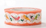 NamiNami Washi Masking Tape - Canary Birds