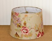 Sweet Cottage Floral Drum Lampshade