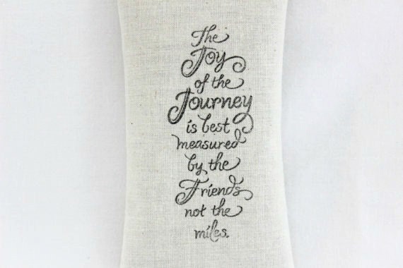 Joy of the Journey Lavender Sachet - Friend Quote - Friendship Gift - Natural Home Decor