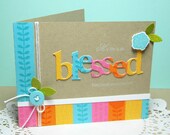 My Life Is So Blessed Handmade Card