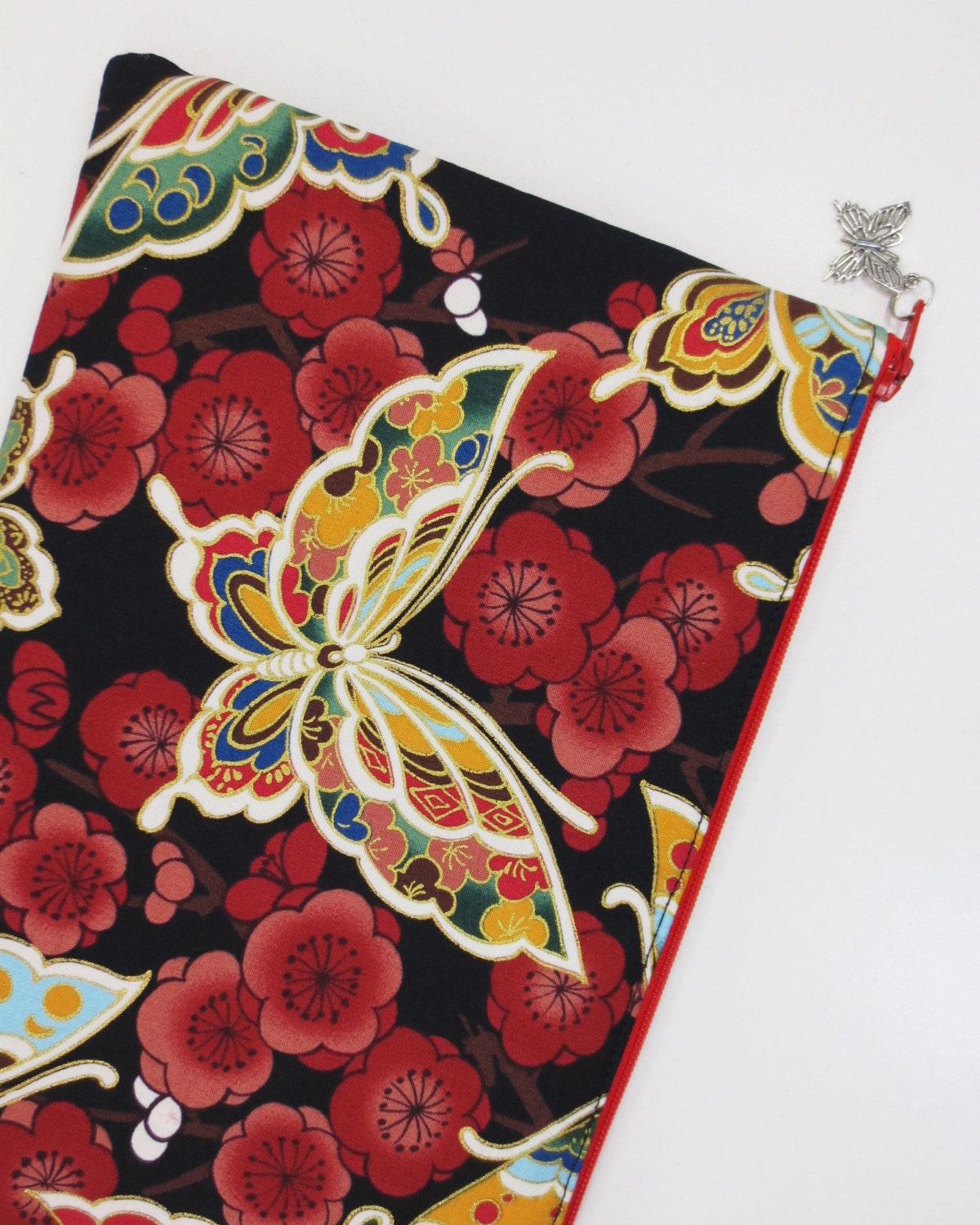 Butterfly & Plum Blossom iPad mini Case/ Zipper Pouch