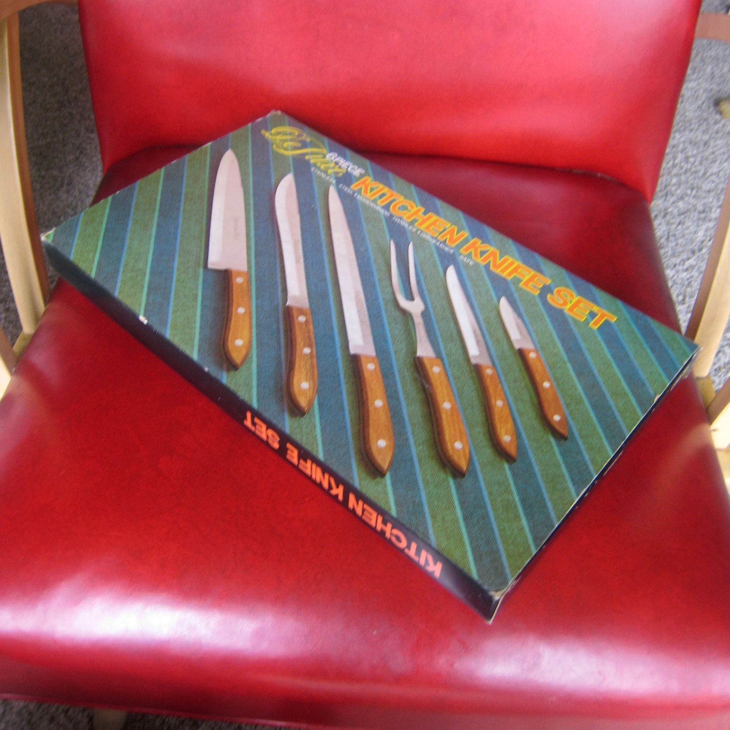 Vintage Kitchen Knife Set - Stainless Steel, Interpur