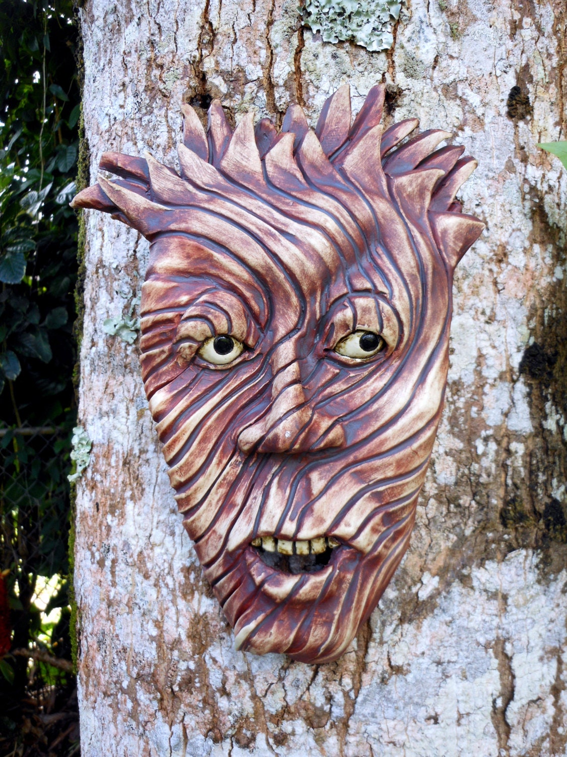 The Devil Made Me Do it Ceramic Mask