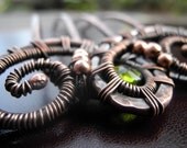 Synthesis Metal Hair Comb - Hair Fork, hair pin, antiqued, wire wrapped, twisted, weaved