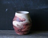 Vintage Pottery Vase Nemadji Brown and Reds 5 From Nowvintage on Etsy