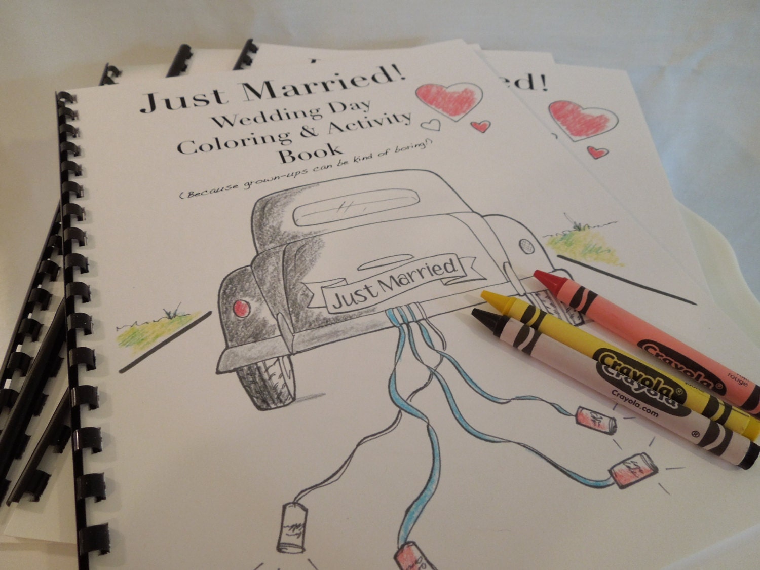 Wedding Day Coloring & Activity Book for Kids (SET OF 5)