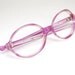 Vintage 60s Pink Cat eye Eyeglasses Sunglasses Oval Frame