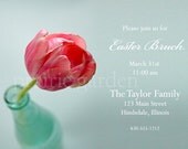 Paperless Invitation tulip bridal shower baby shower easter brunch