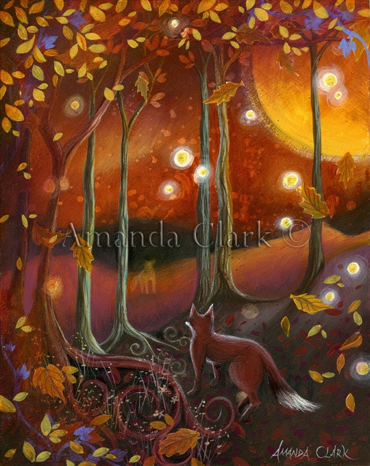 Samhain. Art print by Amanda Clark.