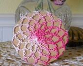 Shaded Pinks Chignon or Bun Cover - Medium