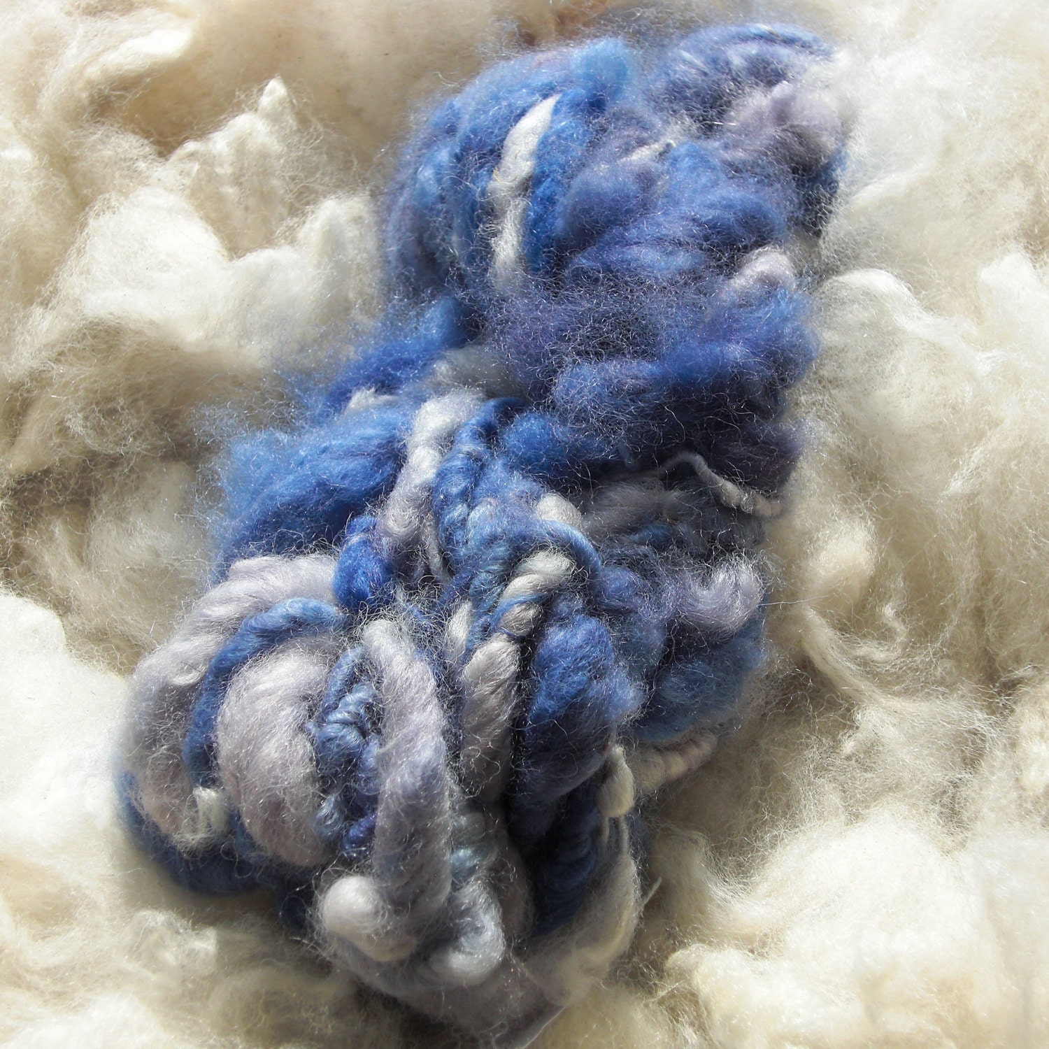 Soft alpaca handspun artyarn