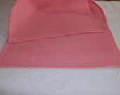 Burlap 14 X 72"  pink color table runner