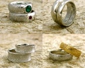 Order Your Pair of Personalized and Custom Made Finger Print Wedding Rings or Anniversary Gifts