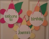 Welcome to My Birthday Door Sign Il_170x135
