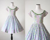 vintage 1950's fresh summer dress