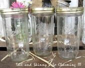 Vintage "Ball Refrigerator and Freezer Jar" Canning Jar - Pint Size - Wide Mouth -  Ribbed Sides -Rustic Farmhouse Style Charming