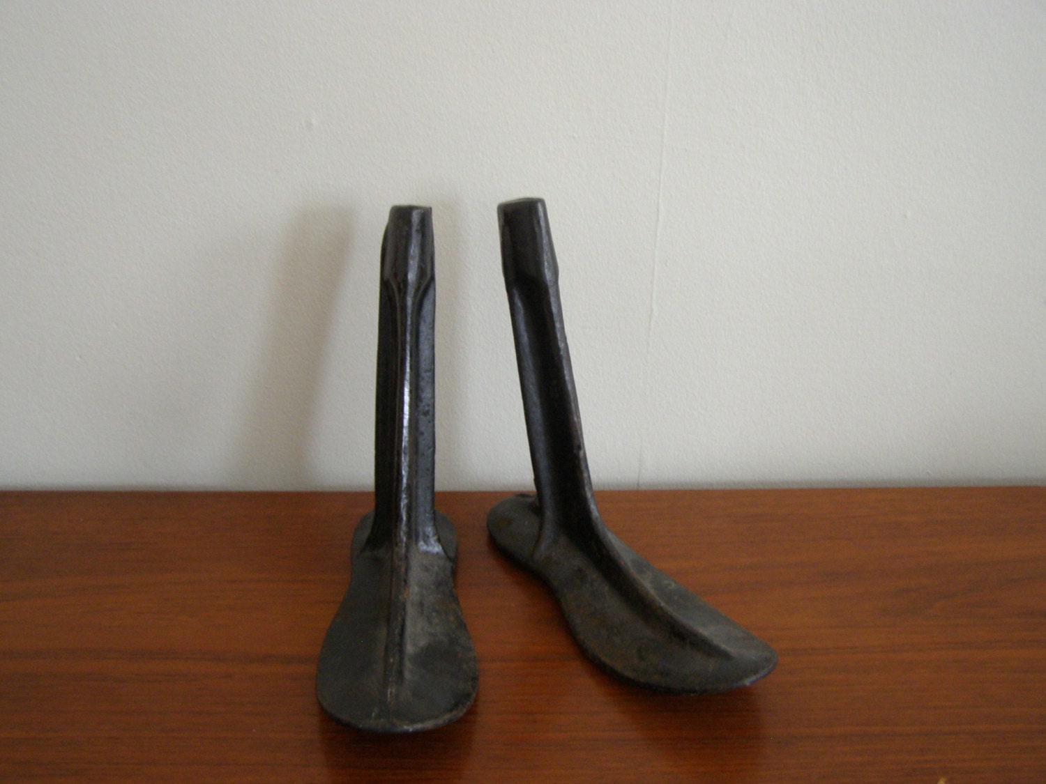 Pair of Antique Cast Iron Shoe Lasts