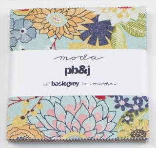 PB & J Charm Pack by Basic Grey for Moda - 42 squares