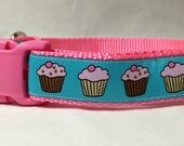Cupcake Dog Collar