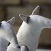 My white wolf/soft sculpture