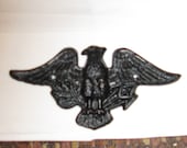 Vintage Miniature Forged Steel Eagle, 3 3/8 inches by 1.75 inches