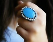 Ease into the Pool of Perfection - Chalcedony Sterling Silver Ring