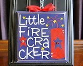 Little Firecracker Wood Interchangeable Tile