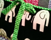 Elephant Walk baby bedding mix and match fabrics   includes bumper set , fitted sheet and 3 layer crib skirt